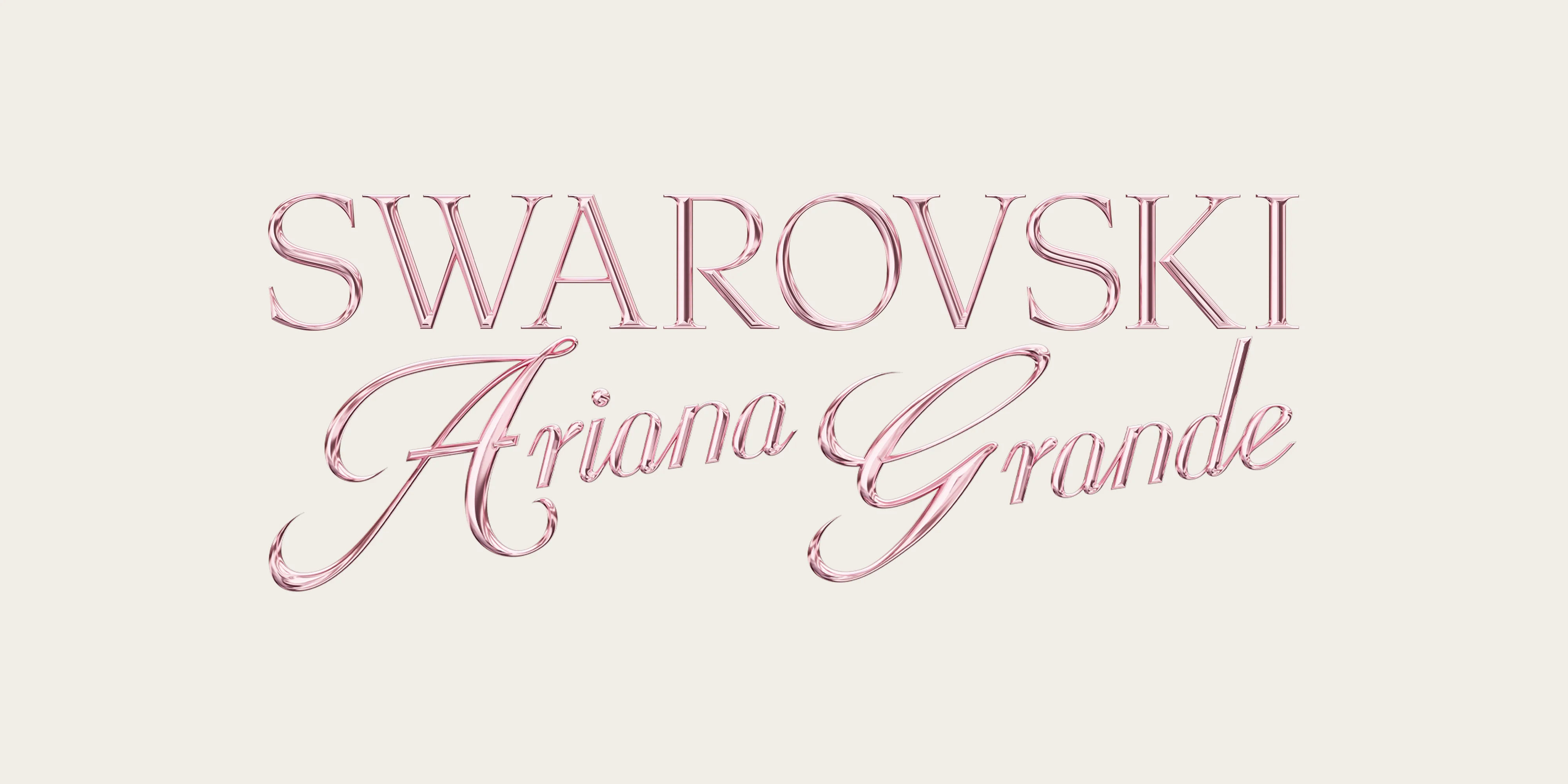 Swarovski x Ariana Grande Main Visual