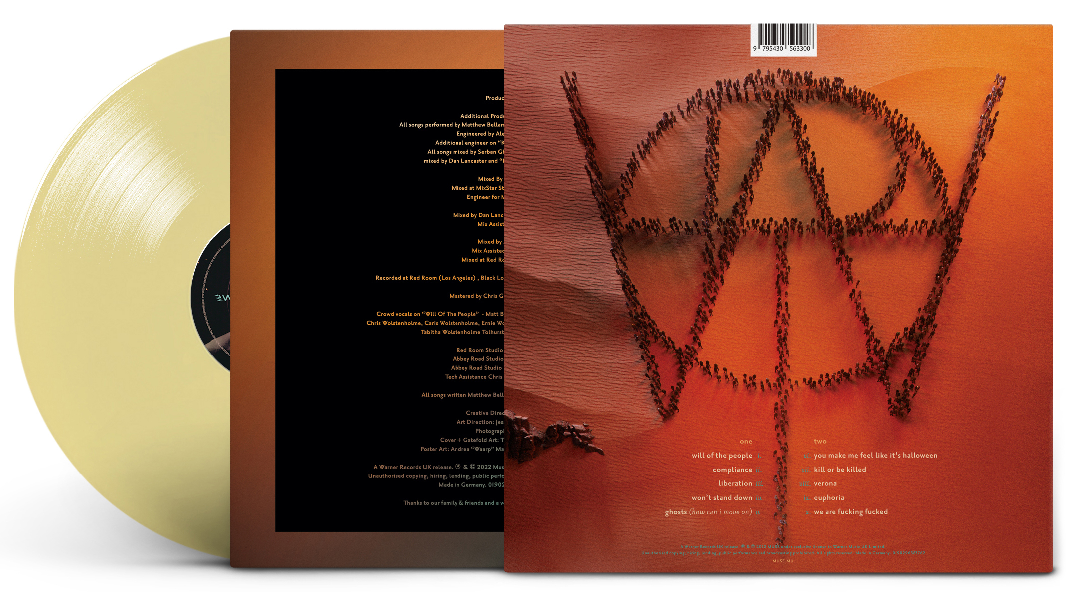 MUSE Vinyl Record Design